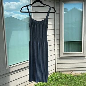 Pleated Grey Old Navy Dress